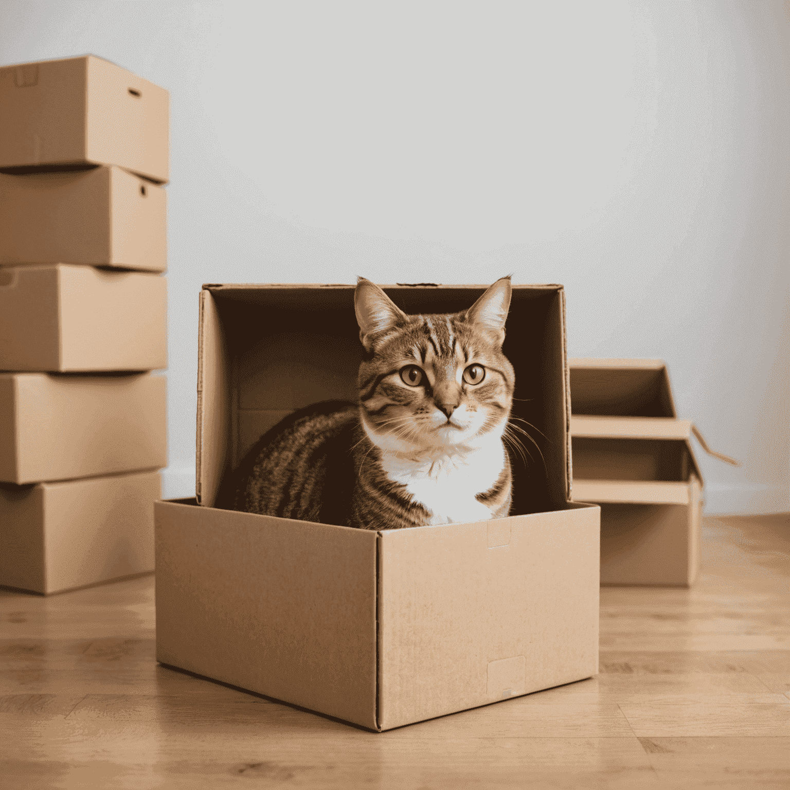 A dataset represented as a cat in a box, simultaneously existing in multiple states, symbolizing the uncertainty in AI training data
